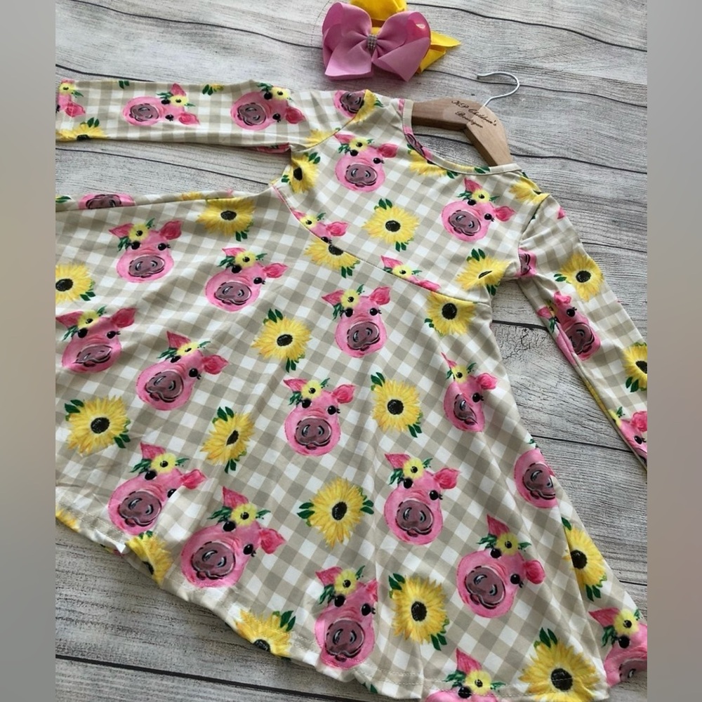 🛍️ NWT GIRLS PIG BOUTIQUE DRESS